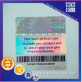 Benutzerdefinierte Laser holographische Label Sticker